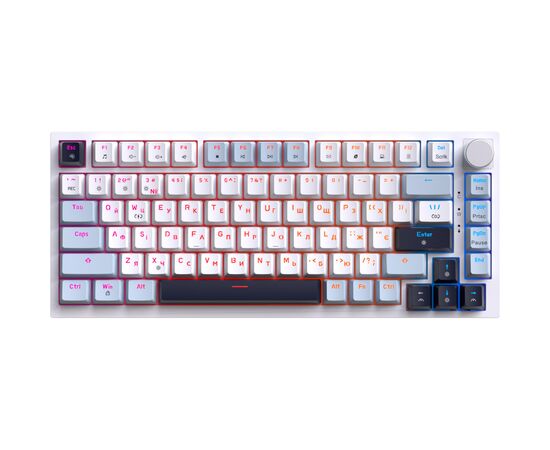 Клавиатура GamePro Genesis Warden MK160BL Outemu Swithes USB White (MK160BL), изображение 3 Клавиатура GamePro Genesis Warden MK160BL Outemu Swithes USB White (MK160BL), изображение 3