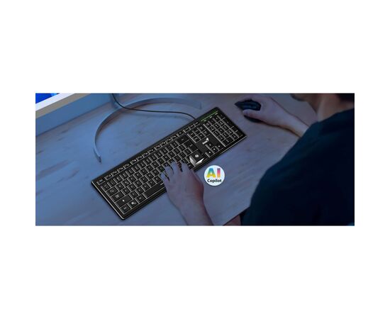 Клавиатура Genius SlimStar 820 USB UA Black (31310055410), изображение 5 Клавиатура Genius SlimStar 820 USB UA Black (31310055410), изображение 5