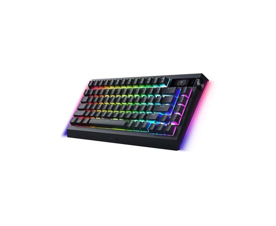 Клавиатура Razer BlackWidow V4 Pro 75 ISO Wireless/Bluetooth/USB UA Black (RZ03-05130300-R3E1), изображение 3 Клавиатура Razer BlackWidow V4 Pro 75 ISO Wireless/Bluetooth/USB UA Black (RZ03-05130300-R3E1), изображение 3
