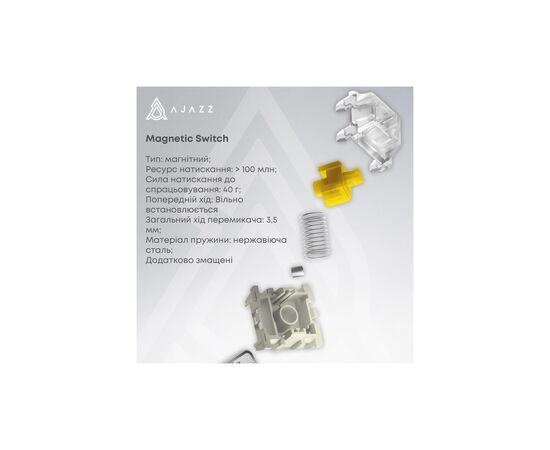 Клавіатура Ajazz AK680 MAX (8+8K) Magnetic Switch RGB Wireless/Bluetooth/USB White (AK680-M-BWD-A), зображення 4 Клавіатура Ajazz AK680 MAX (8+8K) Magnetic Switch RGB Wireless/Bluetooth/USB White (AK680-M-BWD-A), зображення 4
