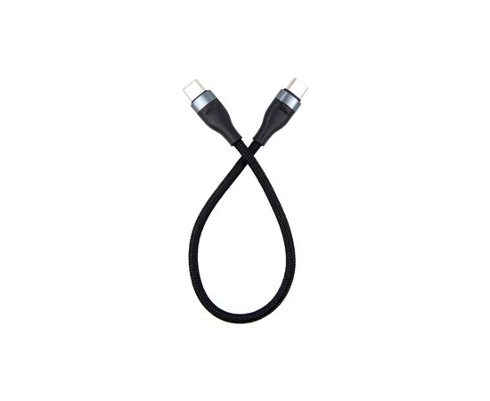 Дата кабель USB-C to USB-C 0.25m black Dengos (NTK-TC-TC-SHRT-BLACK)