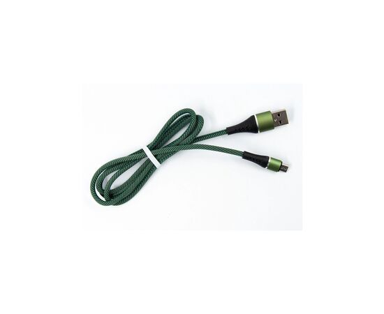 Дата кабель USB 2.0 AM to Micro 5P 1.0m fabric green Dengos (NTK-M-MT-JEANS) Дата кабель USB 2.0 AM to Micro 5P 1.0m fabric green Dengos (NTK-M-MT-JEANS)