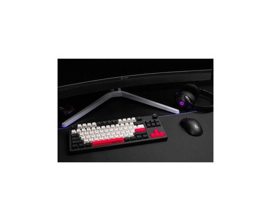 Клавиатура Lorgar KBP70TKLW Wireless TKL Mechanical Pro UA Black/Red (LRG-KBP70TKLW-BK-US), изображение 7 Клавиатура Lorgar KBP70TKLW Wireless TKL Mechanical Pro UA Black/Red (LRG-KBP70TKLW-BK-US), изображение 7