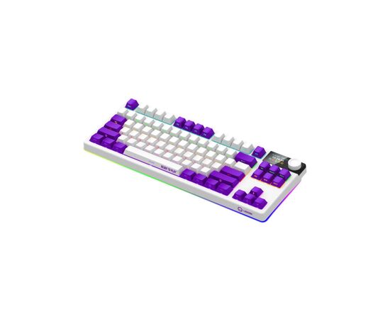 Клавиатура Lorgar KBP70TKLW Wireless TKL Mechanical Pro UA White (LRG-KBP70TKLW-WH-US), изображение 3 Клавиатура Lorgar KBP70TKLW Wireless TKL Mechanical Pro UA White (LRG-KBP70TKLW-WH-US), изображение 3