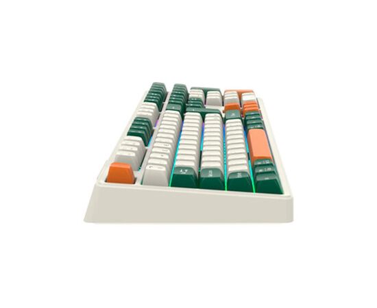 Клавіатура Canyon Shadder GKW-11 RGB Silent Wireless/Bluetooth/USB UA White (CND-SKBW11), зображення 4 Клавіатура Canyon Shadder GKW-11 RGB Silent Wireless/Bluetooth/USB UA White (CND-SKBW11), зображення 4
