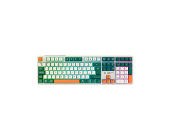 Клавіатура Canyon Shadder GKW-11 RGB Silent Wireless/Bluetooth/USB UA White (CND-SKBW11) Клавіатура Canyon Shadder GKW-11 RGB Silent Wireless/Bluetooth/USB UA White (CND-SKBW11)
