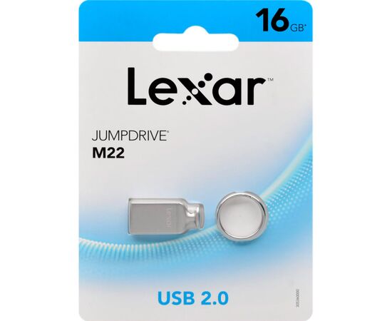 USB флеш накопитель Lexar 16GB JumpDrive M22 USB2.0 (LJDM022016G-BNJNG), изображение 6 USB флеш накопитель Lexar 16GB JumpDrive M22 USB2.0 (LJDM022016G-BNJNG), изображение 6