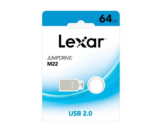 USB флеш накопитель Lexar 64GB JumpDrive M22 USB2.0 (LJDM022064G-BNJNG), изображение 6 USB флеш накопитель Lexar 64GB JumpDrive M22 USB2.0 (LJDM022064G-BNJNG), изображение 6