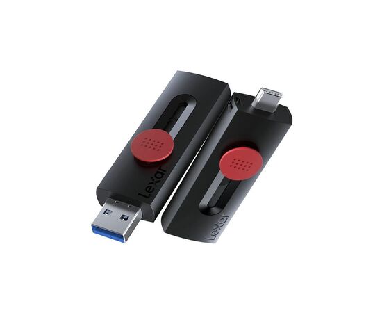 USB флеш накопитель Lexar 256GB JumpDrive Dual Drive D300 USB/Type-C3.2 (LJDD300256G-BNBNG), изображение 2 USB флеш накопитель Lexar 256GB JumpDrive Dual Drive D300 USB/Type-C3.2 (LJDD300256G-BNBNG), изображение 2