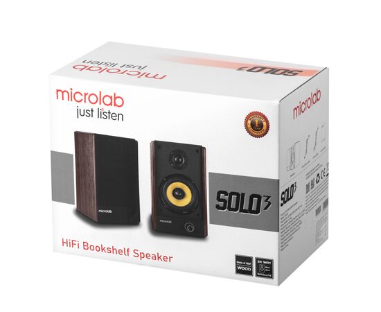 Акустическая система Microlab SOLO 3 40W Brown (SOLO-3BR), изображение 11 Акустическая система Microlab SOLO 3 40W Brown (SOLO-3BR), изображение 11