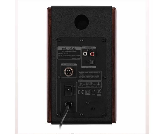 Акустическая система Microlab SOLO 4 60W Brown (SOLO-4BR), изображение 4 Акустическая система Microlab SOLO 4 60W Brown (SOLO-4BR), изображение 4