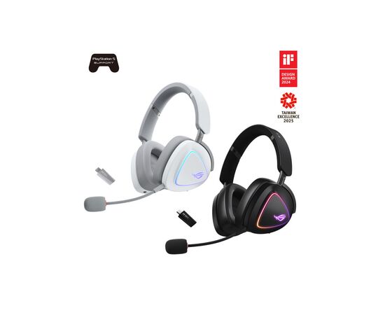 Наушники ASUS ROG Delta II White (90YH03W0-BHUA10), изображение 10 Наушники ASUS ROG Delta II White (90YH03W0-BHUA10), изображение 10