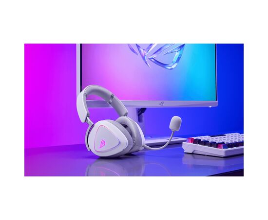Наушники ASUS ROG Delta II White (90YH03W0-BHUA10), изображение 2 Наушники ASUS ROG Delta II White (90YH03W0-BHUA10), изображение 2