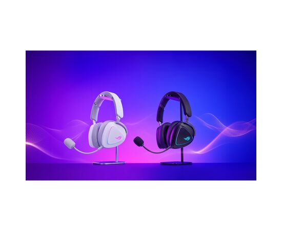 Наушники ASUS ROG Delta II White (90YH03W0-BHUA10), изображение 3 Наушники ASUS ROG Delta II White (90YH03W0-BHUA10), изображение 3