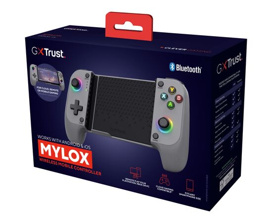Геймпад Trust GXT 735G Mylox Wireless mobile Controller Grey (25649), изображение 12 Геймпад Trust GXT 735G Mylox Wireless mobile Controller Grey (25649), изображение 12