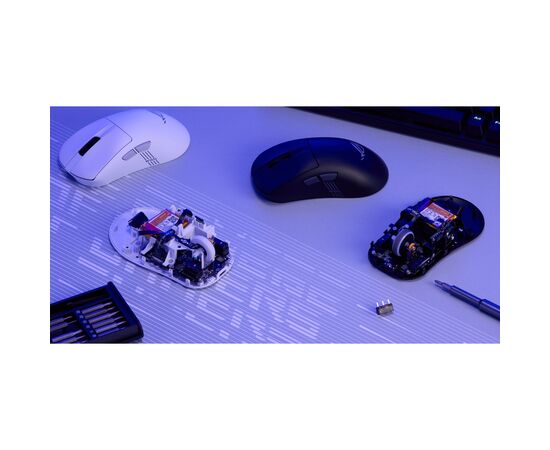 Мышка ASUS ROG Keris II Origin Wireless/Bluetooth/USB White (90MP04A0-BMUA10), изображение 3 Мышка ASUS ROG Keris II Origin Wireless/Bluetooth/USB White (90MP04A0-BMUA10), изображение 3