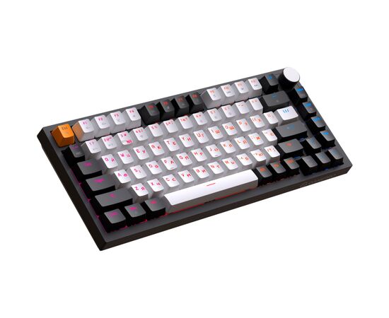 Клавіатура GamePro Asgard Valhalla MK160B Pro 75 RGB Wireless/Bluetooth/USB Black (MK160B Pro), зображення 3 Клавіатура GamePro Asgard Valhalla MK160B Pro 75 RGB Wireless/Bluetooth/USB Black (MK160B Pro), зображення 3