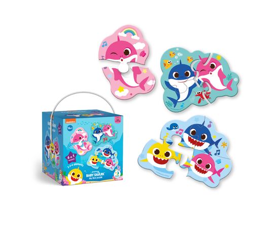 Пазл DoDo 2-3-4 элемента Baby Shark (200587), изображение 2 Пазл DoDo 2-3-4 элемента Baby Shark (200587), изображение 2