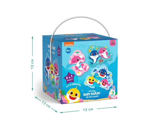 Пазл DoDo 2-3-4 элемента Baby Shark (200587), изображение 5 Пазл DoDo 2-3-4 элемента Baby Shark (200587), изображение 5