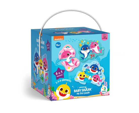 Пазл DoDo 2-3-4 элемента Baby Shark (200587) Пазл DoDo 2-3-4 элемента Baby Shark (200587)