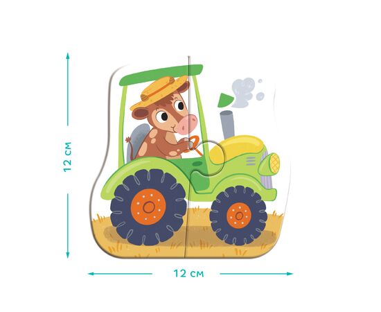 Пазл DoDo 4 в 1 Baby puzzle. Транспорт (300685), изображение 5 Пазл DoDo 4 в 1 Baby puzzle. Транспорт (300685), изображение 5