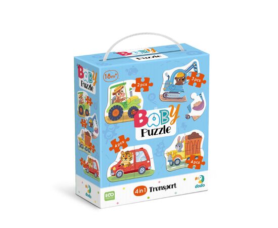 Пазл DoDo 4 в 1 Baby puzzle. Транспорт (300685) Пазл DoDo 4 в 1 Baby puzzle. Транспорт (300685)