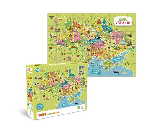 Пазл DoDo Мапа України (300706), зображення 2 Пазл DoDo Мапа України (300706), зображення 2