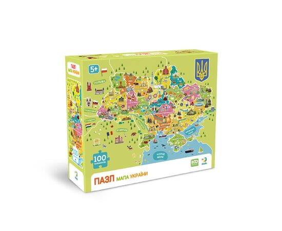Пазл DoDo Мапа України (300706) Пазл DoDo Мапа України (300706)