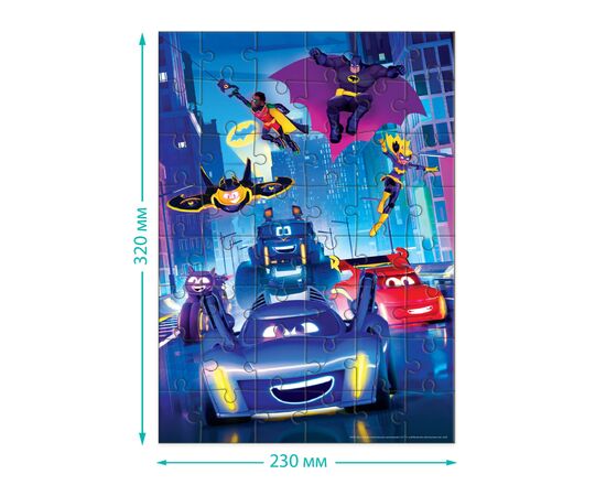 Пазл DoDo на 48 елементів Batwheels. Зустрічайте Бетколеса (200550), зображення 5 Пазл DoDo на 48 елементів Batwheels. Зустрічайте Бетколеса (200550), зображення 5