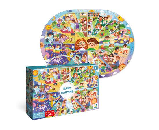 Пазл DoDo Розпорядок дня (300619), зображення 2 Пазл DoDo Розпорядок дня (300619), зображення 2