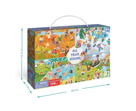 Пазл DoDo Увесь рік (300607), зображення 4 Пазл DoDo Увесь рік (300607), зображення 4