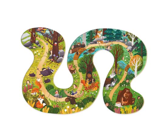 Пазл DoDo Хто живе в лісі? (300608), зображення 3 Пазл DoDo Хто живе в лісі? (300608), зображення 3