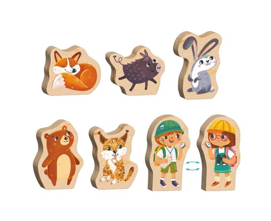 Пазл DoDo Хто живе в лісі? (300608), зображення 4 Пазл DoDo Хто живе в лісі? (300608), зображення 4