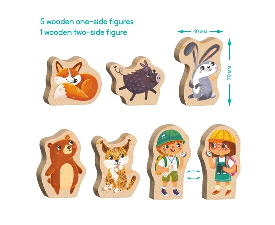 Пазл DoDo Хто живе в лісі? (300608), зображення 6 Пазл DoDo Хто живе в лісі? (300608), зображення 6