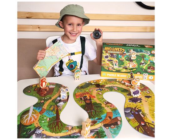 Пазл DoDo Хто живе в лісі? (300608), зображення 8 Пазл DoDo Хто живе в лісі? (300608), зображення 8