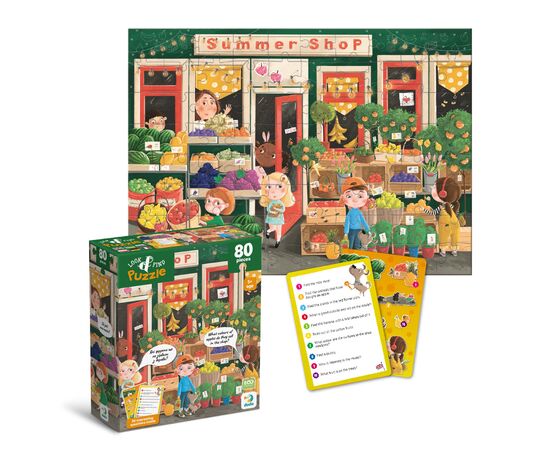 Пазл DoDo Шукай та знаходь Літні смаколики, 80 елементів (300665), зображення 2