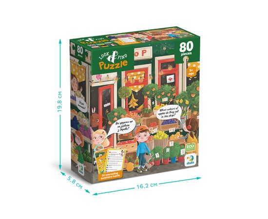 Пазл DoDo Шукай та знаходь Літні смаколики, 80 елементів (300665), зображення 6