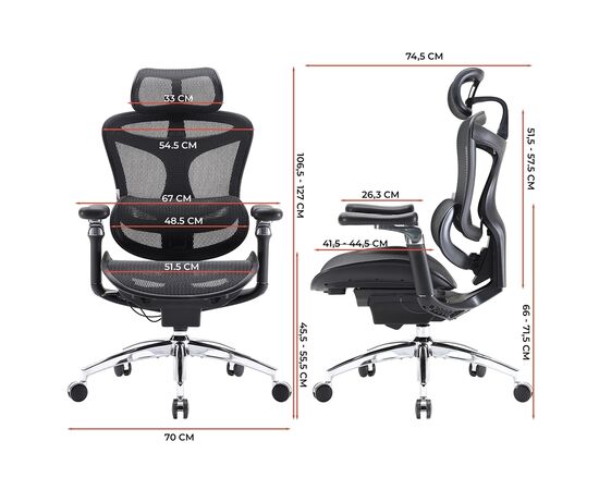 Офисное кресло Sihoo DORO C300 Pro Mesh Black (DORO-C300-PRO-M101), изображение 12 Офисное кресло Sihoo DORO C300 Pro Mesh Black (DORO-C300-PRO-M101), изображение 12