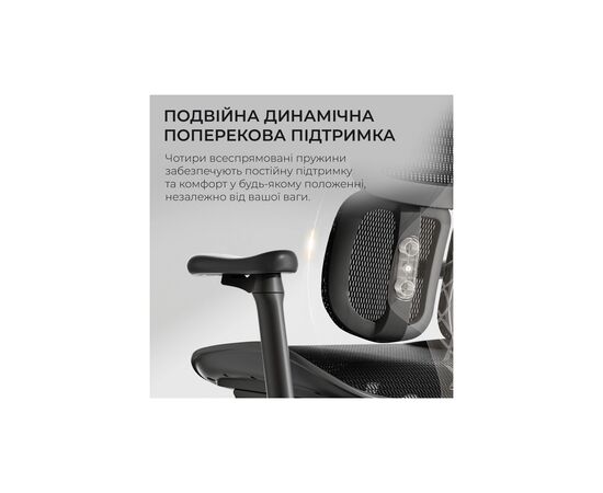 Офисное кресло Sihoo DORO S100 Mesh Black (S100-M301), изображение 9 Офисное кресло Sihoo DORO S100 Mesh Black (S100-M301), изображение 9