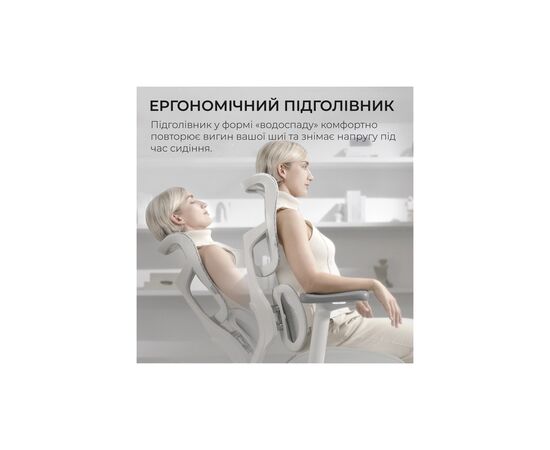 Офисное кресло Sihoo DORO S100 Mesh White (S100-M302), изображение 10 Офисное кресло Sihoo DORO S100 Mesh White (S100-M302), изображение 10