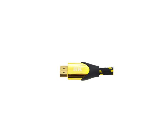 Кабель мультимедійний HDMI M to HDMI M 5.0m V2.1 8K60Hz 4K120Hz black/gold Ritar (YT-HDMI(M)/(M)V2.1-5.0m/19950) Кабель мультимедійний HDMI M to HDMI M 5.0m V2.1 8K60Hz 4K120Hz black/gold Ritar (YT-HDMI(M)/(M)V2.1-5.0m/19950)