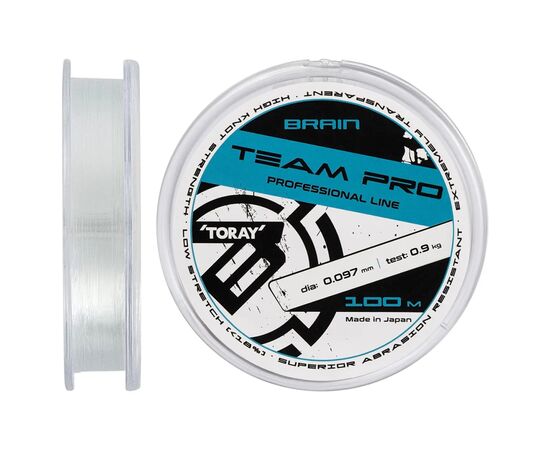 Леска Brain Team Pro 100m 0.097mm 0.9kg (1858.26.91)