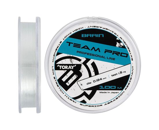 Леска Brain Team Pro 100m 0.124mm 1.5kg (1858.26.93)