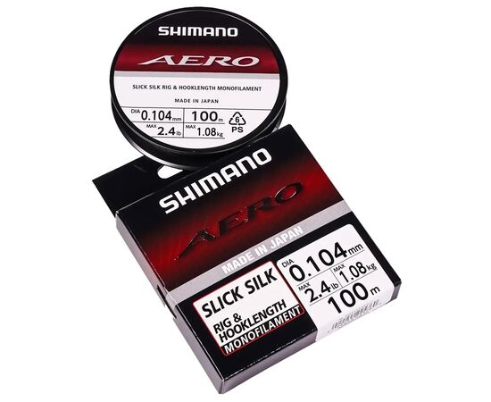 Леска Shimano Aero Slick Silk Rig/Hooklength 100m 0.123mm 1.48kg (2266.58.50), изображение 2 Леска Shimano Aero Slick Silk Rig/Hooklength 100m 0.123mm 1.48kg (2266.58.50), изображение 2