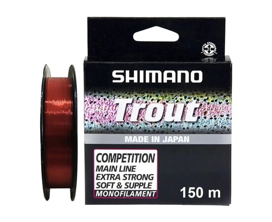Волосінь Shimano Trout Competition Mono 150m 0.22mm 4.05kg Red (2266.31.93)