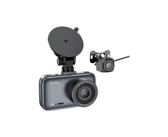 Видеорегистратор HOCO DV6 Driving recorder with 3-inch display(with rear camera) (6942007619745), изображение 7 Видеорегистратор HOCO DV6 Driving recorder with 3-inch display(with rear camera) (6942007619745), изображение 7