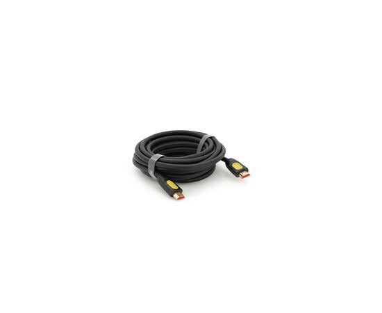 Кабель мультимедійний HDMI M to HDMI M 5.0m V2.0 4K UHD black VEGGIEG (YT-HDMI(M)/(M)HA-5/19714)
