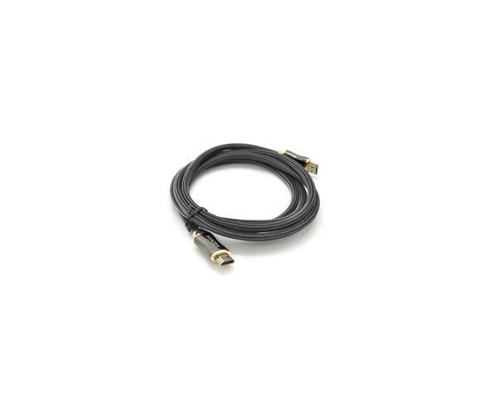 Кабель мультимедійний HDMI M to HDMI M 1.0m V2.0 4K black VEGGIEG (YT-HDMI(M)/(M)HX-1/19700)