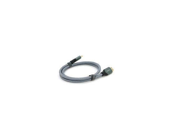 Кабель мультимедійний HDMI M to HDMI M 1.0m 8K silver VEGGIEG (YT-HDMI(M)/(M)V-H401/40356)