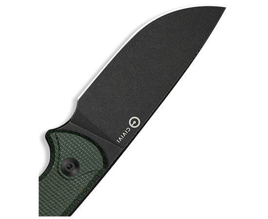 Ніж Civivi Timberbark, Green Micarta, Darkwash (C23094-3), зображення 8 Ніж Civivi Timberbark, Green Micarta, Darkwash (C23094-3), зображення 8